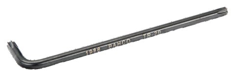 BAHCO Klucz trzpieniowy wydłużony z otworem centrującym TORX TR 40 czarny BAHCO