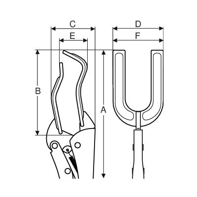 BAHCO Szczypce Morse'a do rur 290 mm BAHCO