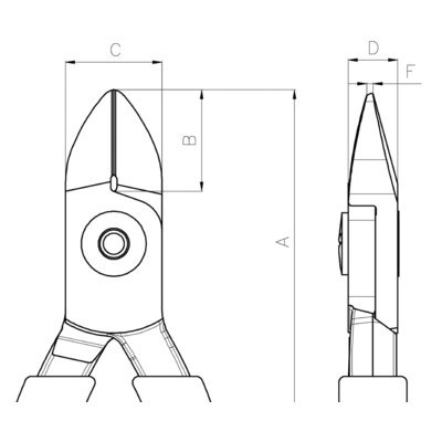 BAHCO Szczypce tnące boczne 130 mm C3140 BAHCO