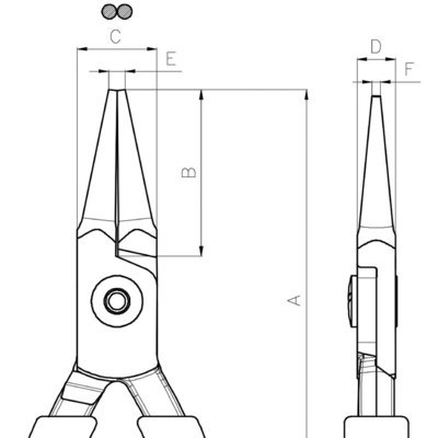 BAHCO Szczypce zaokrąglone 127 mm BAHCO