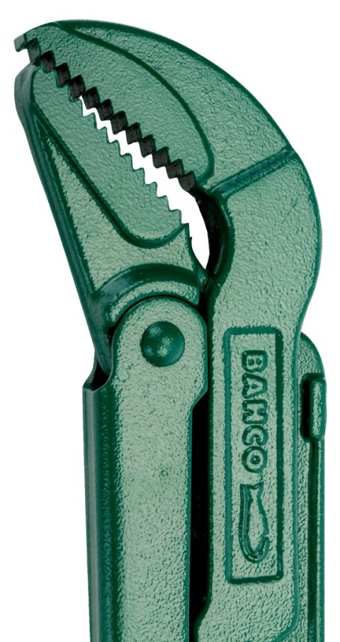 BAHCO Klucz do rur 1.1/2" 45° żaba, szczęki proste BAHCO