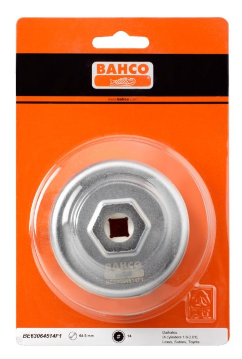 BAHCO Klucz do filtrów olejowych 64,5 mm 14-kątny BAHCO