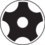 BAHCO Nasadka trzpieniowa 3/4" do śrub TORX z bolcem T10 BAHCO