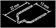 BAHCO Spinacze U-kształtne 0.6 mm do urządzenia BBS210 (100 szt.) BAHCO