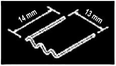 BAHCO Spinacze U-kształtne 0.6 mm do urządzenia BBS210 (100 szt.) BAHCO