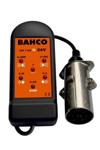 BAHCO Tester gniazd 7-pinowy 24V BAHCO
