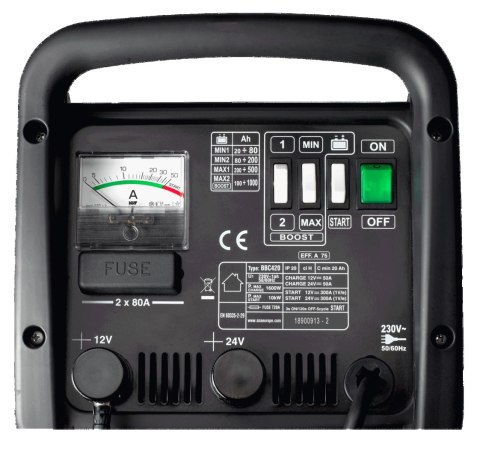 BAHCO Urządzenie rozruchowe i ładowarka 400A 12/24V 20/1000Ah BAHCO