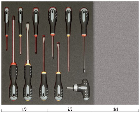 BAHCO Wkład narzędziowy - 11 el. SCD SL-PH BAHCO