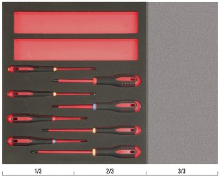 BAHCO Wkład narzędziowy 8 elementów - PŁ, PH, PZ SCD S-PH-PZ BAHCO