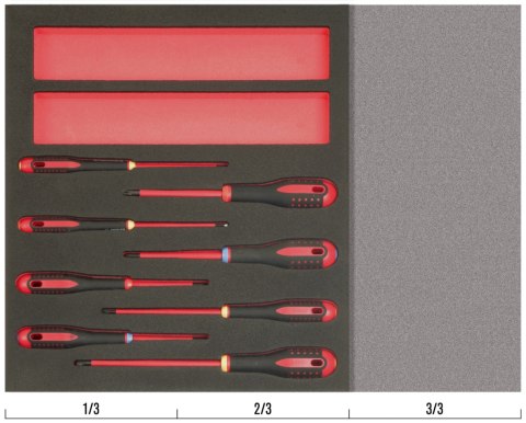 BAHCO Wkład narzędziowy 8 elementów - PŁ, PH, PZ SCD S-PH-PZ BAHCO