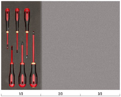 BAHCO Wkład narzędziowy - Wkrętaki SL + PH - 6 elementów BAHCO