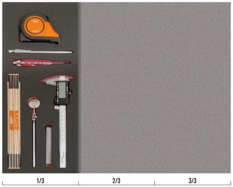 BAHCO Wkład narzędziowy pomiarowy - 7 elementów BAHCO