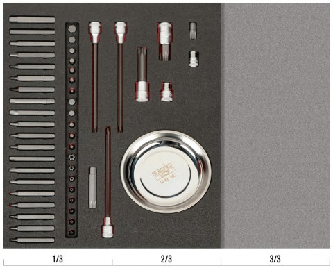 BAHCO Zestaw bitów z miską magnetyczną BAHCO