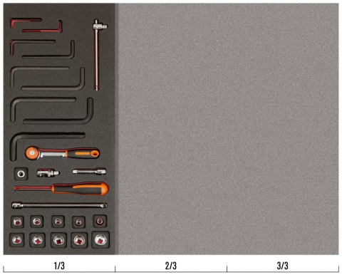 BAHCO Zestaw nasadek 1/4" 26 szt. BAHCO