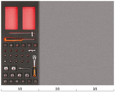 BAHCO Zestaw nasadek 1/4" - 37 elementów BAHCO