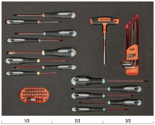 BAHCO Zestaw wkrętaków, bitów i nasadek, 54 el. BAHCO