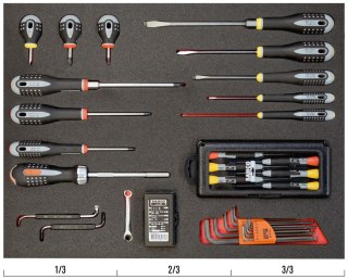 BAHCO Zestaw wkrętaków i bitów, 66 elementów BAHCO