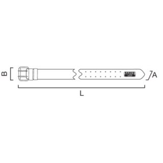 BAHCO Pasek skórzany wzmacniany 1380 mm BAHCO