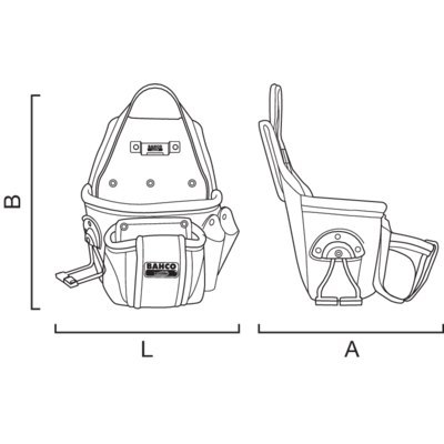 BAHCO Torba narzędziowa uniwersalna BAHCO