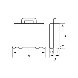 BAHCO Walizka usztywniana 18.5L BAHCO