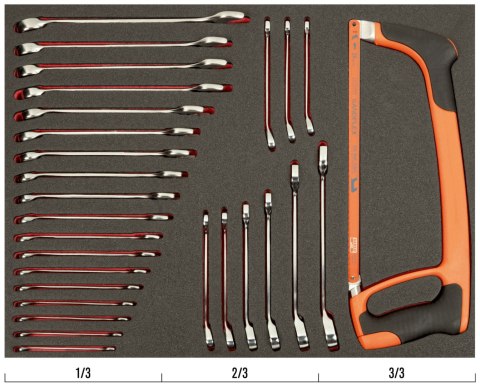 BAHCO Wkład narzędziowy z kluczami - 28 elementów BAHCO