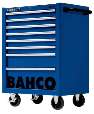 BAHCO Wózek narzędziowy C75, 8 szuflad, 956x501x763 mm, 1475K8BLUE (niebieski) BAHCO