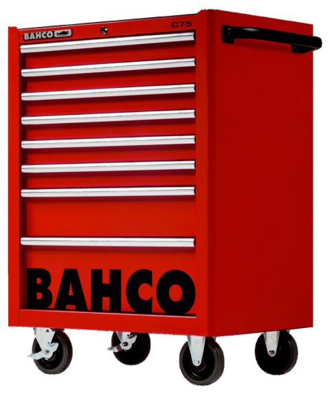 BAHCO Wózek narzędziowy C75 8 szuflad, 956x501x763 mm, 1475K8RED (czerwony) BAHCO