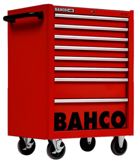 BAHCO Wózek narzędziowy C75 8 szuflad, 956x501x763 mm, 1475K8RED (czerwony) BAHCO