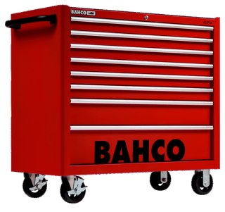 BAHCO Wózek narzędziowy C75 XL, 8 szuflad, 986x501x1100 mm, 1475KXL8RED (czerwony) BAHCO