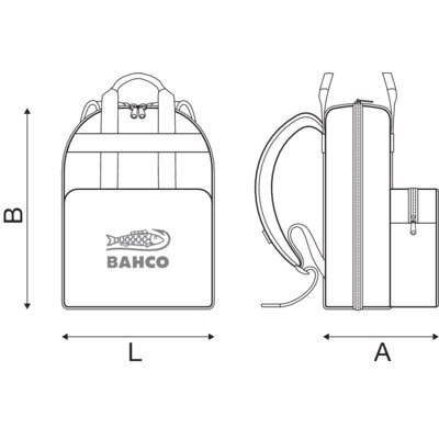 BAHCO Rozkładany plecak do pracy na wysokościach, maks. obciążenie 30 kg BAHCO
