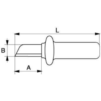 BAHCO Nóż izolowany 70 mm x 22 mm BAHCO