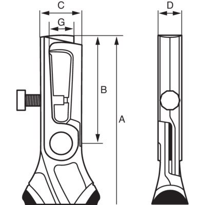 BAHCO Szczypce izolacyjne ERGO do zdejmowania izolacji 0.5-5 mm 150 mm BAHCO