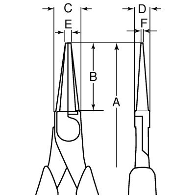 BAHCO Szczypce okrągłe izolowane 160 mm VDE BAHCO