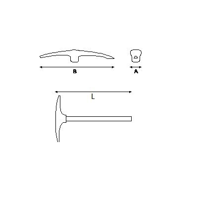 BAHCO Kilof nieiskrzący AL-BR 1700 g BAHCO