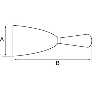 BAHCO Skrobak elastyczny, nieiskrzący AL-BR 80 mm BAHCO