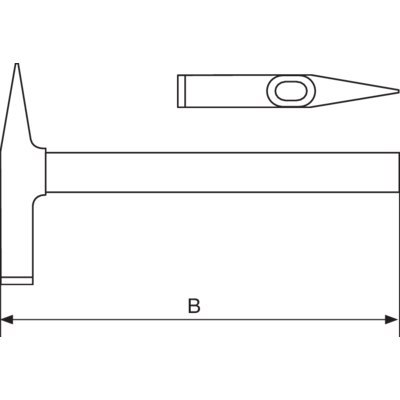 BAHCO Młotek nieiskrzący AL-BR 640g BAHCO