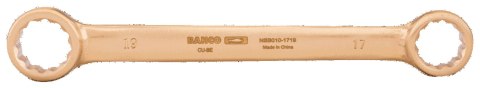 BAHCO Klucz oczkowy dwustronny, nieiskrzący CU-BE 19x22 mm BAHCO BAHCO Klucz oczkowy dwustronny, nieiskrzący CU-BE 19x22 mm BAHCO
