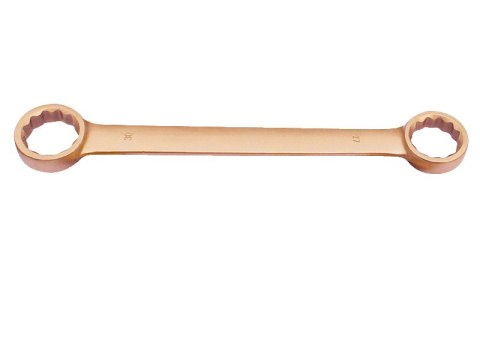 BAHCO Klucz oczkowy dwustronny, nieiskrzący CU-BE 19x22 mm BAHCO BAHCO Klucz oczkowy dwustronny, nieiskrzący CU-BE 19x22 mm BAHCO