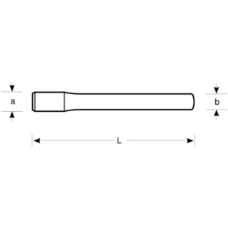 BAHCO Dłuto płaskie ze stali nierdzewnej 16x160 mm BAHCO