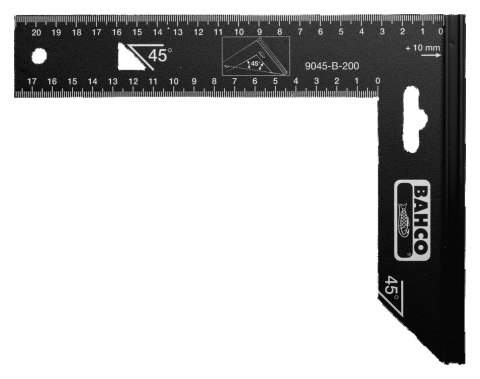 BAHCO Kątownik 200 mm - kąt prosty i 45° BAHCO