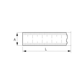 BAHCO Miara stalowa 150 mm / 6" BAHCO