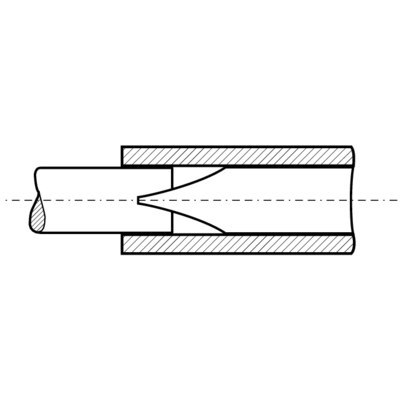 BAHCO Wkrętak z kołnierzem prowadzącym 0,4x3 mm BAHCO