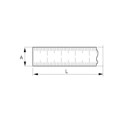 BAHCO Miara stalowa 1000 mm / 39" BAHCO