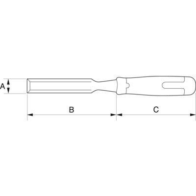 BAHCO Dłuto stolarskie 10 mm BAHCO