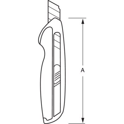 BAHCO Nóż z odłamywanym ostrzem 160 mm BAHCO