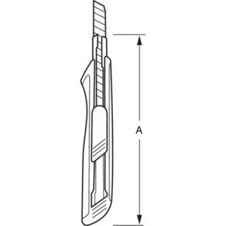 BAHCO Nóż z odłamywanym ostrzem 9 mm (3 szt.) BAHCO