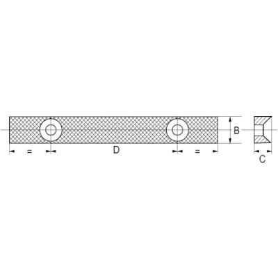 BAHCO Szczęki i śruby zapasowe do imadła 601001250 dł. 125 mm BAHCO