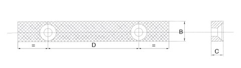 BAHCO Szczęki i śruby zapasowe do imadła 607201500 dł. 150 mm BAHCO