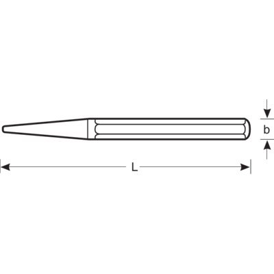 BAHCO Dłuto ostre 240 mm BAHCO