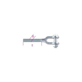 Beta Śruba z szaklą do nakrętek napinających ocynkowana M16x95 mm, WFL 1290 kg Robur